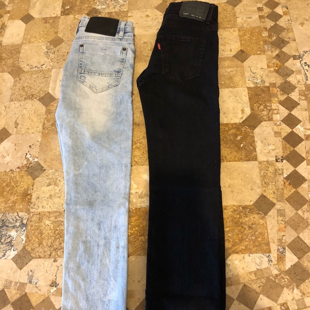 Two pairs of jeans